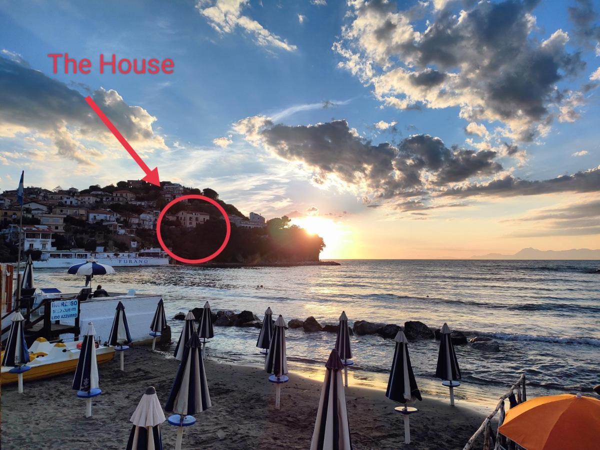 Panoramic Apartments In Villa In Center "The Beach And The Cliff" 1 Agropoli Zewnętrze zdjęcie